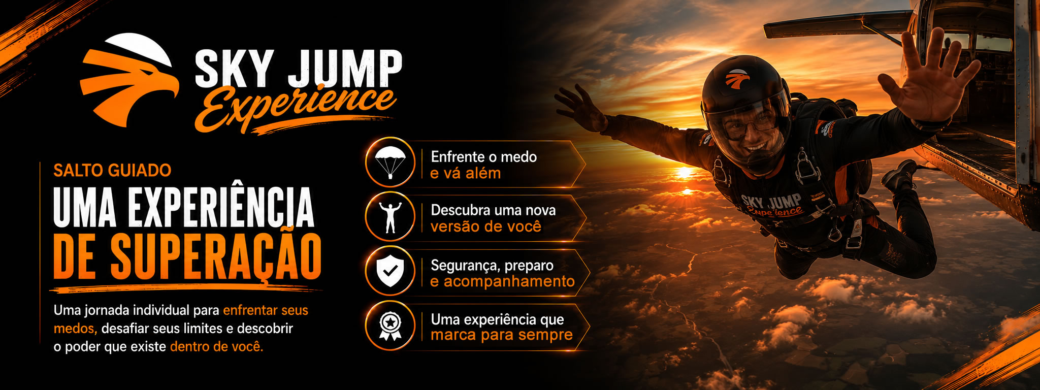 Salto Guiado - Sky Jump Experience